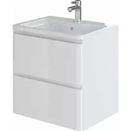 Подвесная тумба с раковиной ИТАНА Roberto 60 4627189087729