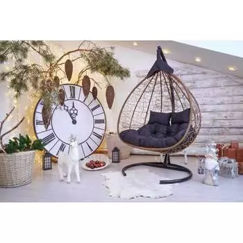 Подвесное двухместное кресло-кокон Лаура FISHT FIS 407№19