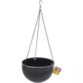 Подвесное, пластиковое кашпо для цветов Добросад 351-917
