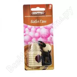 Подвесной ароматизатор - бутылочка в дереве skyway breathe.series бабл гам s03401011