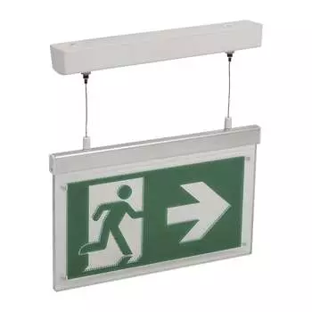 Подвесной аварийно-эвакуационный светодиодный светильник IEK ССА3002 LSSA0-3002-3-20-K03