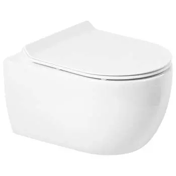 Подвесной безободковый унитаз Art&Max BOLOGNA AM211CHR/AM211SC