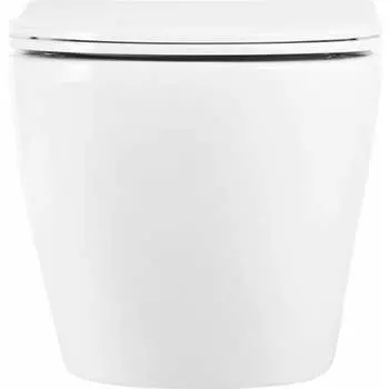 Подвесной безободковый унитаз BelBagno UNO BB3105CHR/SC