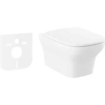 Подвесной безободковый унитаз Lavinia Boho Bristol Rimless 21010007