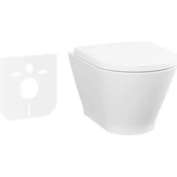 Подвесной безободковый унитаз Lavinia Boho Elegant Rimless 21010010