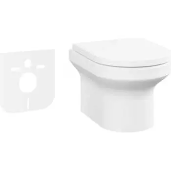 Подвесной безободковый унитаз Lavinia Boho Grance Hill Rimless 21010009