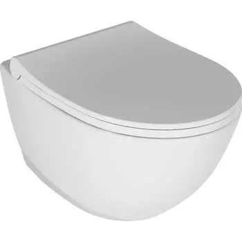 Подвесной безободковый унитаз Quarter Bath concorde 70CO03052+30SCR.03.02.03