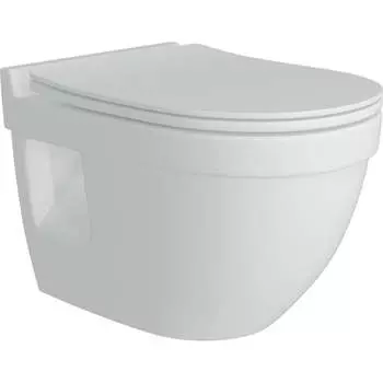 Подвесной безободковый унитаз Teymi Vitra Pro T40806 ЦБ-00268560