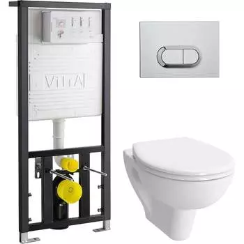 Подвесной безободковый унитаз Vitra 9004B003-7202