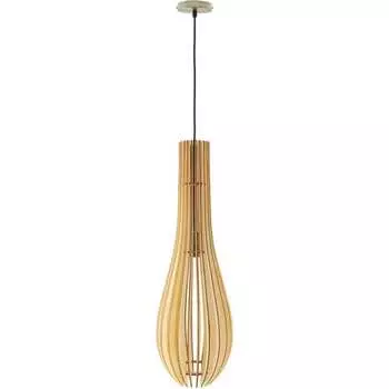 Подвесной деревянный светильник GLANZEN pear 00-00006854