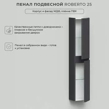 Подвесной пенал ИТАНА Roberto 25 4657784358313