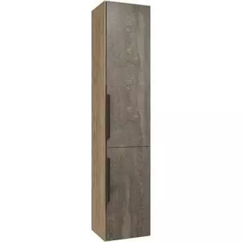 Подвесной пенал Teymi Helmi 35x165, серый камень/дуб T60310 ЦБ-00266199