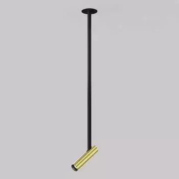 Подвесной светильник MAYTONI Focus T LED 6W Алюминий Черный и Латунь P141RS-L125-6W3K-BBS