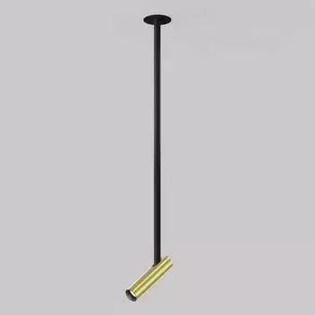 Подвесной светильник MAYTONI Focus T LED 6W Алюминий Черный и Латунь P141RS-L125-6W4K-BBS