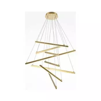 Подвесной светильник MAYTONI Line Алюминий Золото MOD016PL-L96GK