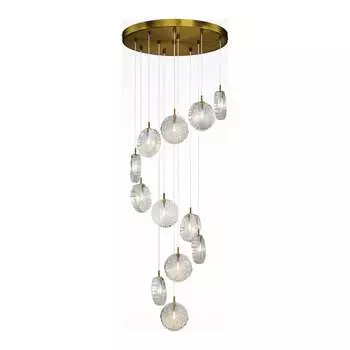 Подвесной светильник MAYTONI Frozen Металл Латунь MOD254PL-12BS