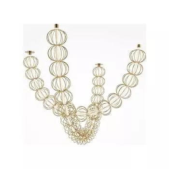 Подвесной светильник MAYTONI Golden Cage Металл Золото MOD216PL-L42G3K