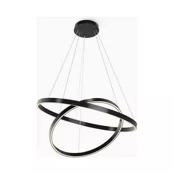 Подвесной светильник MAYTONI Rim Алюминий, Черный MOD058PL-L74BK