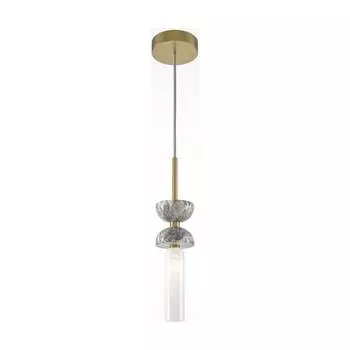 Подвесной светильник MAYTONI Kyoto Металл и мрамор Золото и серый MOD178PL-01GR