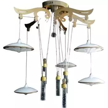 Подвесной светильник Мелодия Света 8496-5-5-750 GD 21782