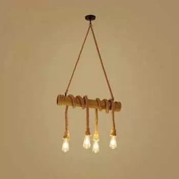 Подвесной светильник Мелодия Света A474-4 BK+BRN 30576