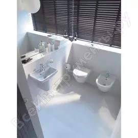 Подвесной унитаз duravit starck 3 с вертикальным смывом durafix 00000004463 2225090000