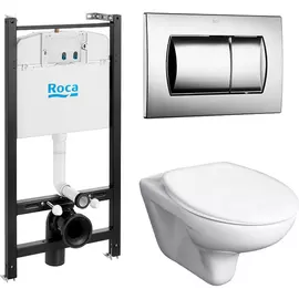 Подвесной унитаз Roca ПЭК Mateo 00000046309 893100010