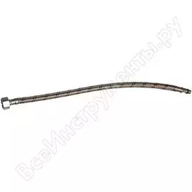 Подводка гибкая для воды к смесителям, оплетка из нерж стали, укороченная (гайка-штуцер; 1/2"; 0.4 м) stayer 51016-040