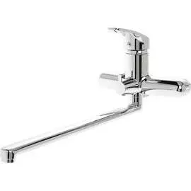 Полимерный смеситель для ванны и душа OneLife P01-218cr