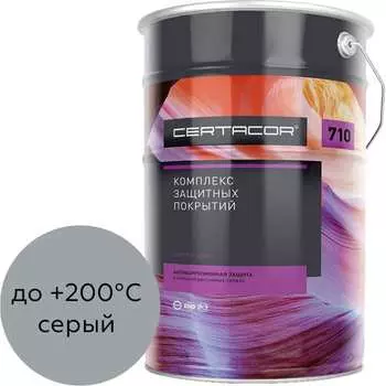 Полиорганосилоксановая химстойкая, маслостойкая, бензостойкая, атмосферостойкая, термостойкая грунт-эмаль Certacor