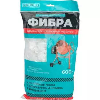 Полипропиленовая фибра CEMMIX CemFibra fbpp600