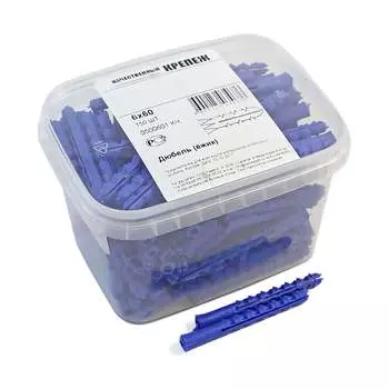 Полипропиленовый дюбель ежик качественный крепеж 6/60 (150 шт.) 0500601