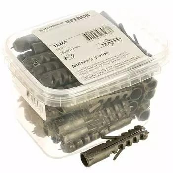 Полипропиленовый дюбель качественный крепеж 12/60 (50 шт.) 0500613