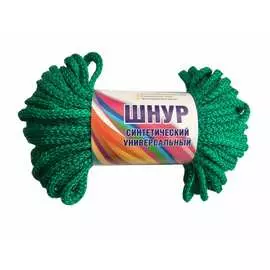 Полипропиленовый шнур с сердечником шпагат тип 6, 5 мм х 20 м, зеленый 61012845