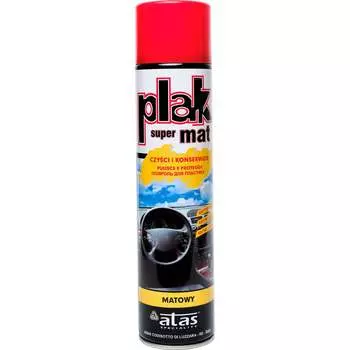 Полироль салона Atas PLAK Super Mat 600 мл аэр., Клубника 5151