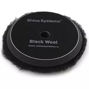 Полировальный круг Shine systems Black Wool Pad SS539