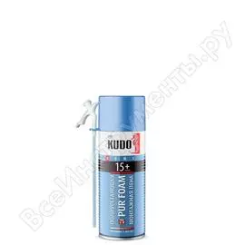 Всесезонная полиуретановая монтажная пена KUDO HOME 15+ KUPH05U15+