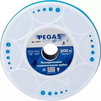 Полиуретановая пневмотрубка Pegas pneumatic 6401