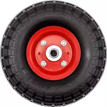 Полиуретановое колесо для тачки без камеры ENIFIELD 10x3.5x4 PU 16/80