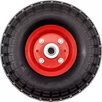 Полиуретановое колесо для тачки без камеры ENIFIELD 10x3.5x4 PU 20/70