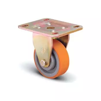 Полиуретановое неповоротное колесо MFK-TORG ED02-VBP-125