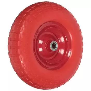 Полиуретановое непрокалываемое колесо для тачки/тележки WORKY ARD255885