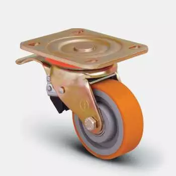 Полиуретановое поворотное колесо MFK-TORG ED01 VBP 55 F ED01-VBP-55-F