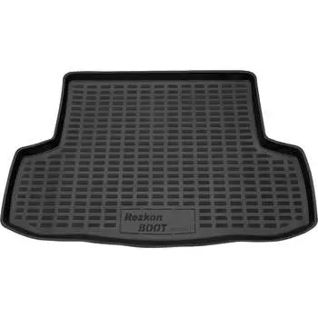 Полиуретановый коврик в багажник для Chevrolet Aveo sd 06-12 REZKON