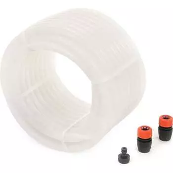 Поливочный 3-х слойный шланг Жук Жук Люкс 1/2", прозрачный, 25 м 7091-00