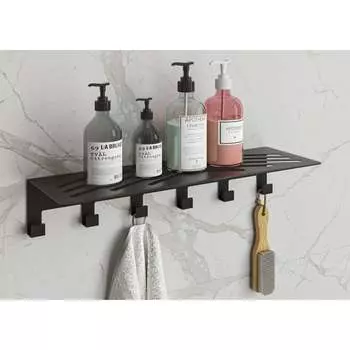 Полка ЭЛИМЕТ Baone 6, черная БП-00002816