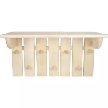 Полка-вешалка Бацькина баня Классик 30328