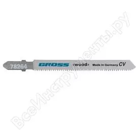 Полотна для электролобзика по дереву GROSS 78264