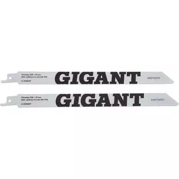 Полотна по металлу для сабельной пилы Gigant
