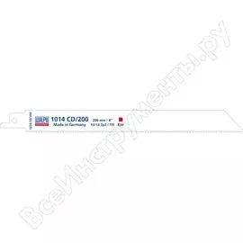 Полотно универсальное 1014 cd/200 bi-metall (5 шт; 200х19х1.27 мм; 180 мм; 10/14 tpi) wilpu 1357000005